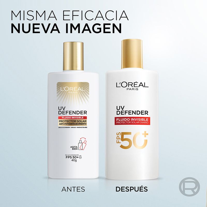 protector-solar-loreal-paris-uv-defender-fps-50-fluido-tono-claro-x-40-g