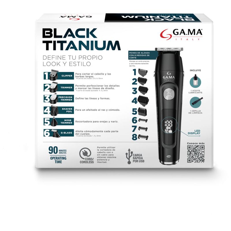 cortadora-de-pelo-gama-gcx-630-black-titanium-usb