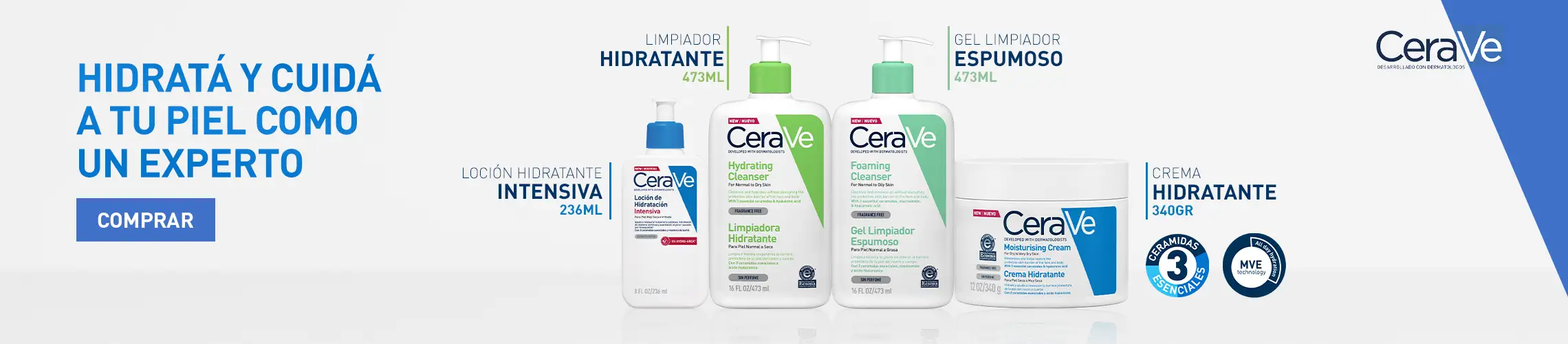Cerave hidrata y cuida tu piel 