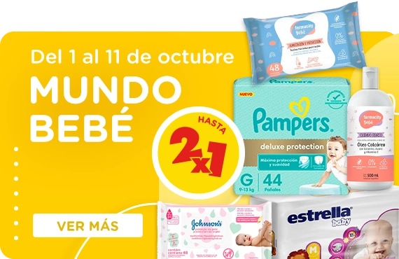 Mundo bebe hasta 2x1 - ver mas