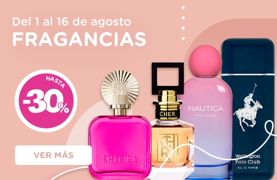 Fragancias hasta 30off - ver mas
