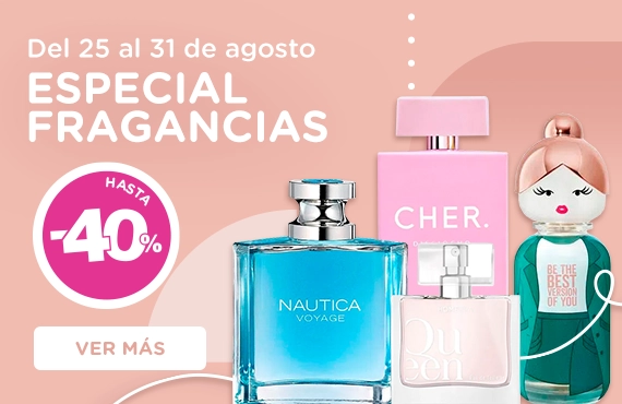 Especial Fragancias hasta 40off - ver mas