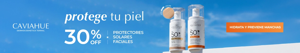 Protege tu piel con nuestros protectores hasta 30 off